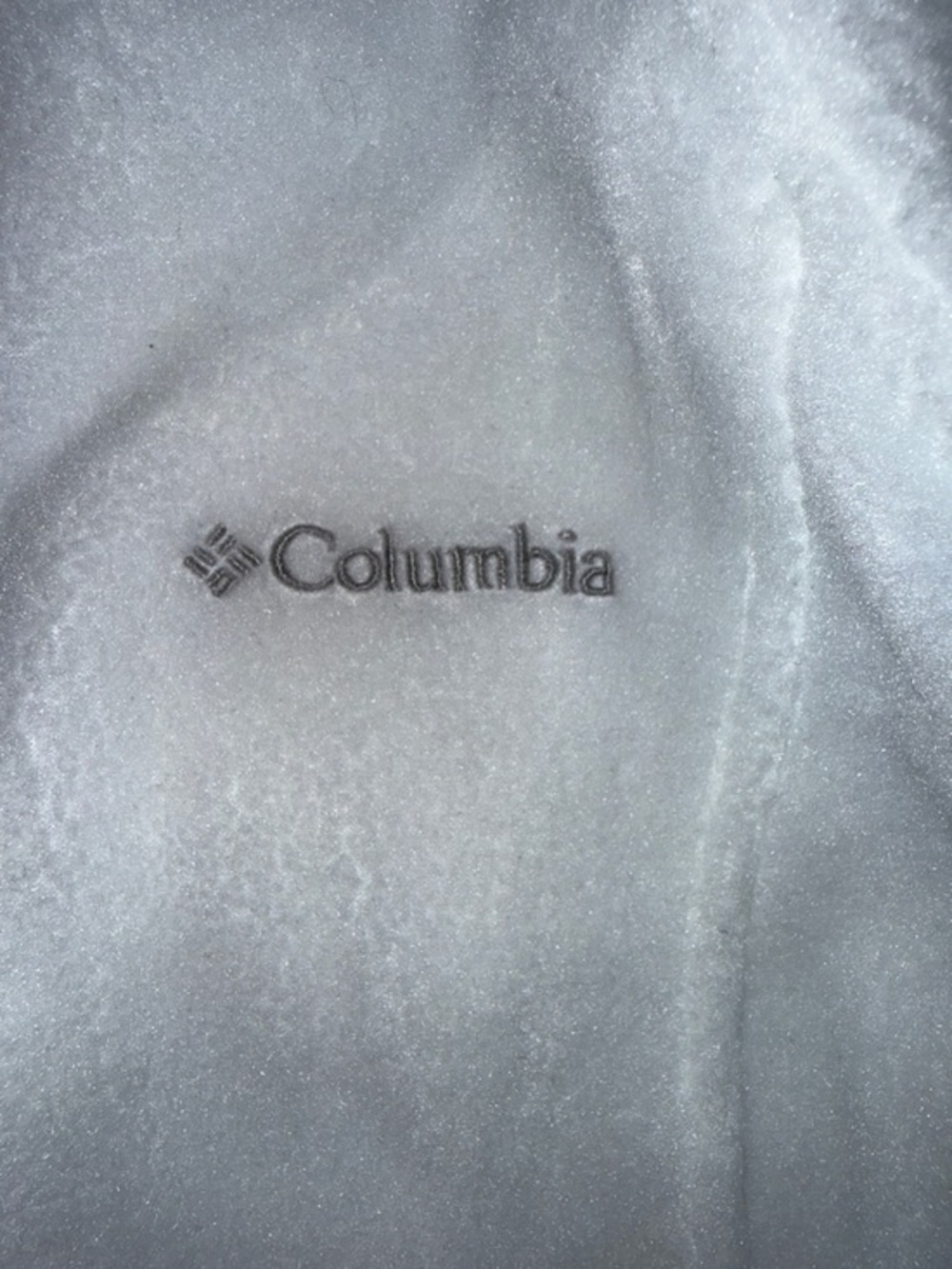 Columbia Womens Benton Springs Full Zip Fleece Jacket White Large Outdoor Soft - Picture 3 of 4